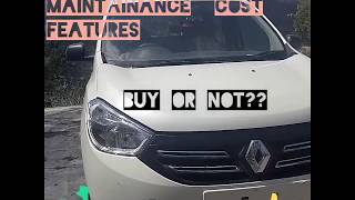 Renault Lodgy RXE 8 SEATER Review Maintenance Cost Features [upl. by Alur]