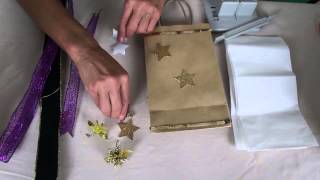 Quick and Easy Last Minute Gift Wrapping Idea with Bowdabra Bow [upl. by Atronna]