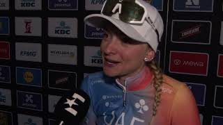 Chiara Consonni  Intervista allarrivo  GentWevelgem 2024 [upl. by Yarled]