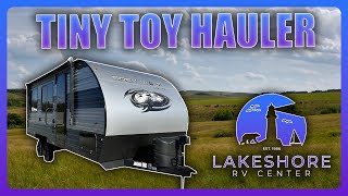 Smallest Toy Hauler on the Lot  2024 Grey Wolf 18RR [upl. by Desimone510]