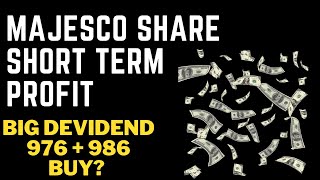 Majesco DEVIDEND Should you buy for 976 dividend 🔥🔥🔥  majesco share lastest news  20000 devidend [upl. by Doykos]