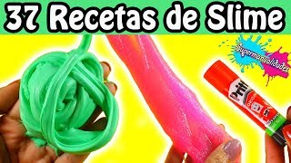 Probando recetas de Slime sin borax de mis suscriptores  Supermanualidades [upl. by Anaeco]