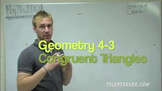 What are Congruent Triangles  GEOMETRY [upl. by Riatsila]