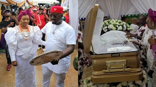 Expensive Convoys Lead To Anambra State For Obi Cubana Mother Burial [upl. by Ardnuasak83]