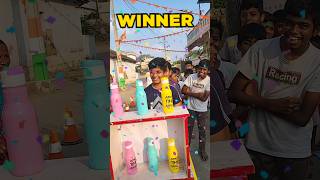 bottle matching challenge game I 🤪😜💕 I village game viral realgamechallenges reels shorts [upl. by Prudy]