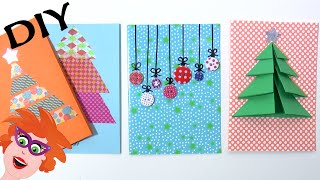 DIY  zelf kerstkaarten knutselen [upl. by Werda]