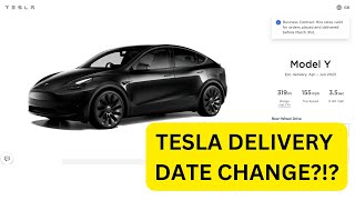 TESLA KEEP CHANGING MY DELIVERY DATE [upl. by Enelegna]