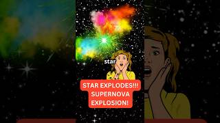 Star Explosion The Life and Death of Stars Supernovas Explosions Explained shorts [upl. by Glaudia]