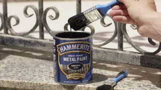 Painting Metal Nothing Beats Hammerite [upl. by Fara]