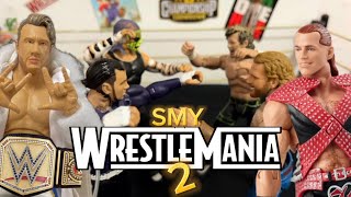 SMY Wrestlemania 2 The Elite vs The Hardyz for the Tag team belts and Michaels vs Osprey [upl. by Esilehc]