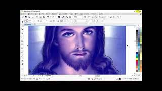 como hacer un foto montaje en corel draw x7 facil y rapido [upl. by Arbe]