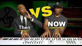 Gospel Passing Chords  Then vs NOW Piano Tutorial [upl. by Socram]