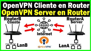 INSTALAR OpenVPN Cliente y Server en ROUTERS  Tutorial paso a paso [upl. by Enhpad]