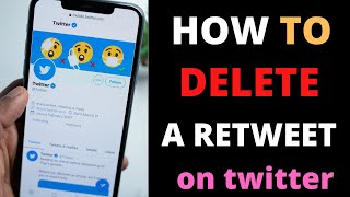 how to delete a retweet on twitter [upl. by Lyda]