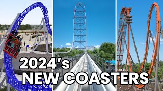 Ranking our Most Anticipated New for 2024 Roller Coasters Around the World [upl. by Wagshul]