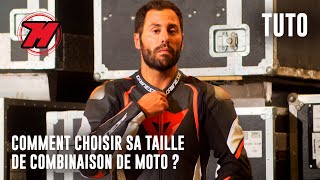 Comment choisir LA TAILLE dune COMBINAISON DE MOTO [upl. by Ulrikaumeko424]