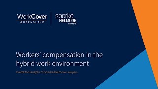 Webinar Workers compensation in the hybrid work environment [upl. by Chan837]