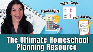 Homeschool Planning Made Easy Report Cards Transcripts Records amp MORE [upl. by Ellenor]