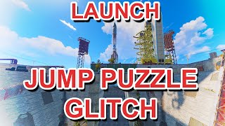 Rust Tips and Tricks  Quickest Launch Site Jump Puzzle Completion No switch needed [upl. by Shina]