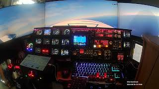 Fly with TwinPilot ACE the Beechcraft Baron from Curaçao to Medellín [upl. by Havelock]