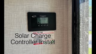 Solar Panel Charge Controller Install [upl. by Ellegna]