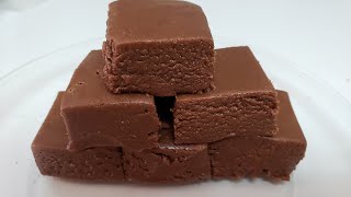 Peanut Butter Cup Fudge  Easiest 2 Ingredient Fudge Ever [upl. by Atikehs712]