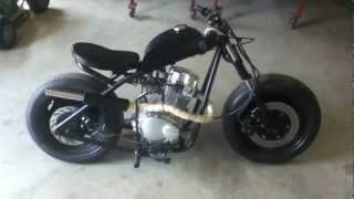 Home Built Mini Bobber Bike [upl. by Arahk]