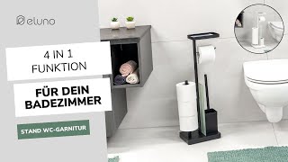 StandWCGarnitur 4in1  Die praktische amp elegante Lösung für das Badezimmer  eluno [upl. by Britni]