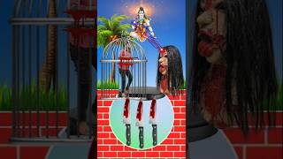 Shiv Panchakshar stotra 🙏 Jai Bholenath 7 three headed witch attacked this boy youtubeshorts viral [upl. by Yerhpmuh]