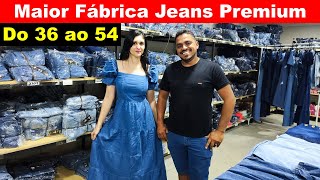 COMPRE NA MAIOR FÁBRICA DE JEANS PREMIUM VESTIDOS SAIAS JARDINEIRAS JAQUETA DO 36 AO 54 [upl. by Vinay764]