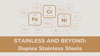 Stainless and Beyond Duplex Stainless Steels [upl. by Yalcrab]