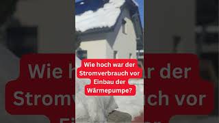 Stromverbrauch Wärmepumpe im sanierten Altbau Info [upl. by Ymassej]