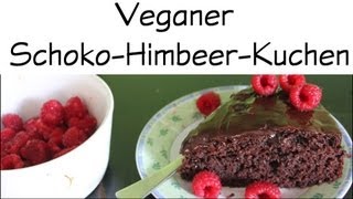 Veganer SchokoHimbeerKuchen [upl. by Sirama164]