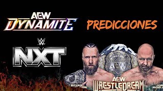 NXT DESTRUYE A AEW PREDICCIONES AEW WRESTLEDREAM [upl. by Anaher925]