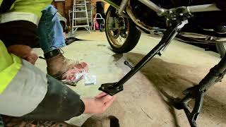 GSA 1250 Touratech Side Stand Base Extension [upl. by Devitt]