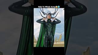 Goddess of Death and odins daughter Hela Vs whole army of Asgard 🔥🥶shorts ytshorts marvel [upl. by Ahselat348]