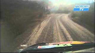 WRC Mexico Day 3 Accident Ogier [upl. by Yreme]