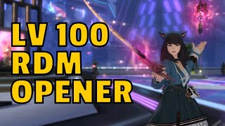 RED MAGE LV 100 OPENER Standard [upl. by Aerdnaeel528]