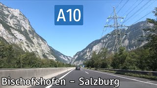 Austria A10 Bischofshofen  Salzburg Tauern Autobahn [upl. by Annaeerb941]