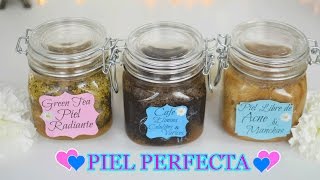 DIY Exfoliante casero para cara o cuerpo Piel Perfecta Receta fácil [upl. by Ellehsad]