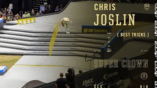 Chris Joslin SLS Super Crown 2022  Best Tricks [upl. by Ytsenoh]