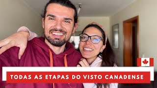 VISTO PARA O CANADÁ 2021 Como foi nossa aplicação de forma independente Etapas valores e [upl. by Lib550]