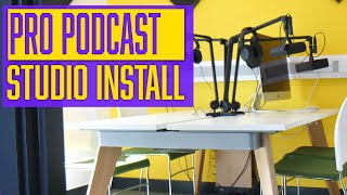 Installing a Professional Podcasting Studio [upl. by Nyrek]