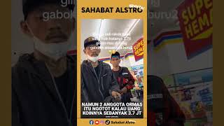 2 ormas pemuda pancasila modus beli rokok indomaret bayar pakai uang koin tapi gak boleh dihitung [upl. by Ocirnor]