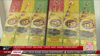 Vendors begin selling safe and sane fireworks in Dublin [upl. by Caniff]