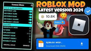 ✅️MOD MENU✅️ Roblox Mod Apk v2640740 Unlimited Robux amp Speed Fly Jump Hack 2024  Latest version [upl. by Bria140]