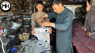 Ingenious Truck Retarder Fix by Afghan Mechanic for Keeping Steady Speed in Mountains [upl. by Eignat]