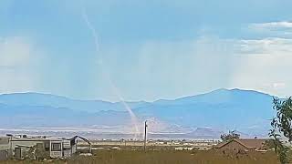 Landspout Mini Tornado  Golden Valley AZ 08312024 [upl. by Levitt569]