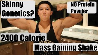 Homemade Mass Gainer Shake  How I gained 20 Lbs in 3 Months [upl. by Grier]