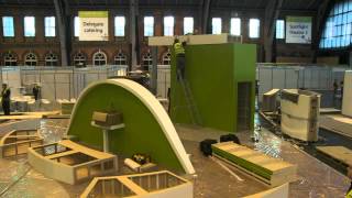 How to build a 150sqm exhibition stand in under 15 hours [upl. by Nennarb]